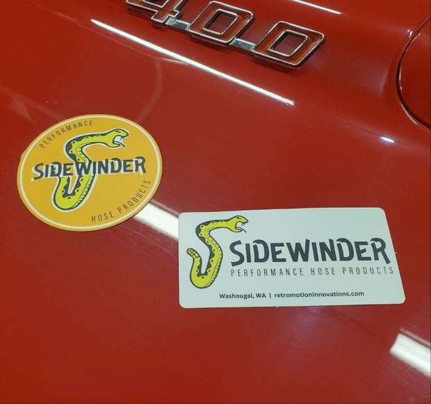 Sidewinder Logo Stickers