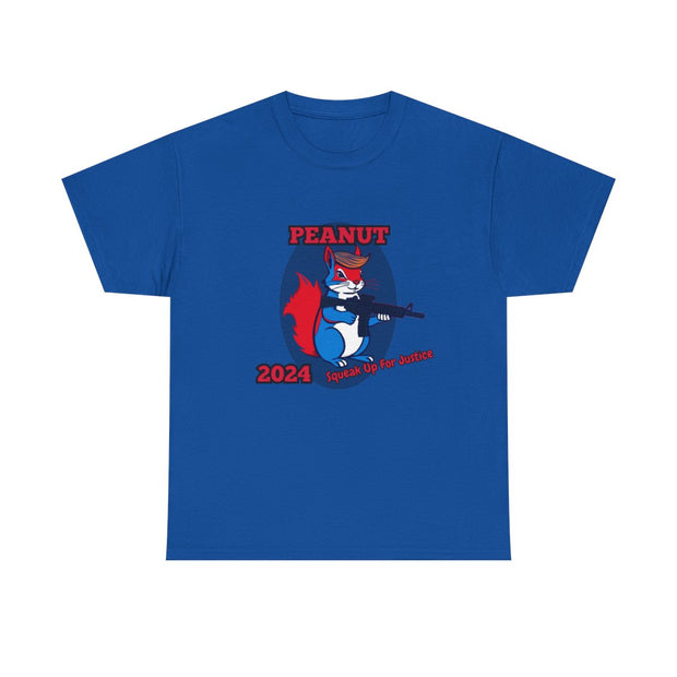 Peanut the Squirrel Justice Heavy Cotton Tee