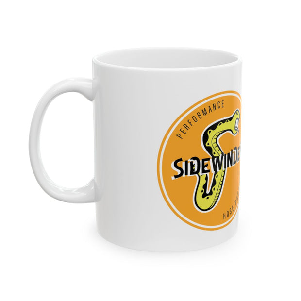 Sidewinder Round Ceramic Mug, (11oz, 15oz)